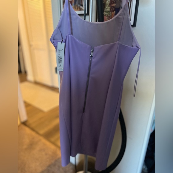 Beautiful brand leather mini dress Size 8 - Picture 3 of 4